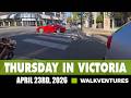 [4K] Victoria BC Walking Tour | Downtown to Inner Harbour | April 23rd, 2026