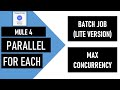 Mule 4 | Parallel For Each | Optimising Max concurrency | Calculate Parallelism