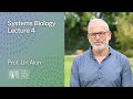 Systems Biology Lecture 4