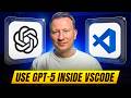 How to use ChatGPT 5 inside VSCode in 1 Minute!