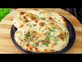 Naan roti on pan without tandoor | Butter Naan Recipe | Restaurant-like tandoori butter naan no t...