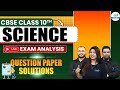 CBSE Class 10 Science Question Paper 2025 with Solutions | Class 10th Science 2025 Paper Analysis