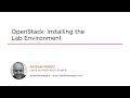 Course Preview: OpenStack: Installing the Lab Environment