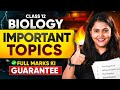 Class 12 Biology Most Important Topics ✅ 70/70 Confirmed in Class 12 Board Exam 2026 | Shipra Ma'am