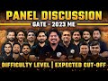 PANEL DISCUSSION | GATE 2023 ME | Difficulty Level | Expected Cut-Off
