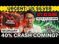 US Silver $77.43 Close Tests $77.53 Open – Monday 40% CRASH Coming?