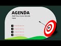 Create Agenda Slide in PowerPoint. Tutorial No.: 1014 | Free Template