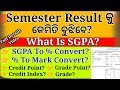 How To Calculate SGPA?| How To Convert SGPA To percentage?| What is grade? What is SGPA?