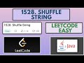 Leetcode | 1528. Shuffle String | Easy | Java Solution