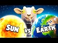 Smashing the SUN Into the EARTH in Goat Simulator!