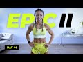 TITANIC Tabata HIIT Workout / No Equipment | EPIC II - DAY 41