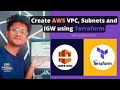 How to create AWS VPC with Subnets using Terraform