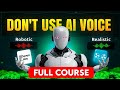 How I Edit AI Voice to Sound 💯 Human \u0026 Studio-Ready | Full Step-by-Step Masterclass