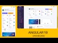 Angular 19 Dashboard Series Part 1 | Modern Admin Panel with Bootstrap