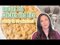 Instant pot Chicken and Rice Recipe - 30 Minute Dinner!