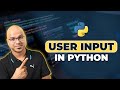 #18 Python Tutorial for Beginners | User input in Python | Command Line Input