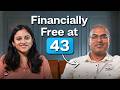 ₹8,000 Salary to Financial Freedom at 43 | Retirement \u0026 Investment Journey.