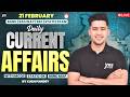 🔴 21 February 2026 | Daily Current Affairs | For Bank, Insurance \u0026 SSC Exams