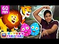सीखिए जंगली जानवर जादुई अंडे  + More ChuChu TV Hindi ISL Surprise Eggs