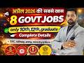 Upcoming Govt Jobs in April 2026 | Govt job Vcancy 2026 | New Government Job | Job Vacancy 2026