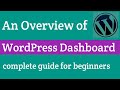 WordPress Admin Panel Dashboard Overview in Hindi | Beginners Guide to WordPress
