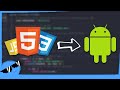 how to build an android app using HTML, CSS, JS (html to apk)