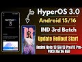 Redmi Note 13 5G/13 Pro/13 Pro+ HyperOS 3.0 India Rollout Start \u0026 HyperOS 3.0 India Upcoming Update