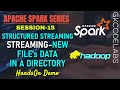 Spark Streaming Log files in a Directory | Session-15