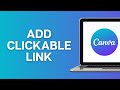 How to Add Clickable Link in Canva PDF