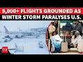 US Declares Emergency: 9000 Flights Cancelled, Highways Closed As Weather Fury Hits Holiday Travels