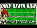 Only One Row Can Be Used To Take Out The Zombies But Using Plants That Cost 100 Sun Or Less