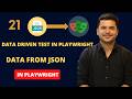 How To Read Data From JSON File In Playwright | Data Driven Test In Playwright