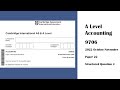 A Level Accounting October November 2022 Paper 22 9706/21 Question 4