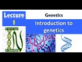 1-Introduction to genetics-Genetics