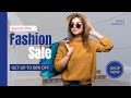 How to make a promotional banner for a fashion sale in Photoshop