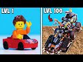 Level 1 to 100 LEGO Vehicles