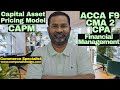 Capital Asset Pricing Model | CAPM |ACCA | CMA | CPA | CIMA | CA | CIA | CA | Commerce Specialist |
