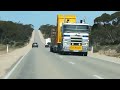 A road trip on the Eyre highway across Australia