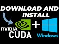 How to Download and Install Nvidia CUDA Toolkit in Windows