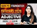 IBPS /SBI /RRB PO English 2026 | Adjective Most Important Questions | by Anchal Ma'am #1