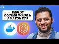 How to Deploy a Docker Image on AWS ECS Cluster | Amazon ECS Tutorial | KodeKloud