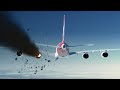 Qantas Flight 32 - Landing Animation