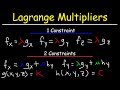 Lagrange Multipliers
