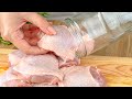 I learned this trick in a French restaurant! Juicy chicken thighs 10 minutes