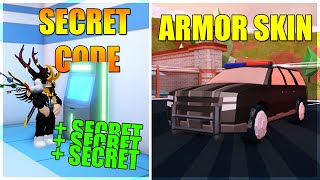 Roblox Jailbreak Codes Videos Videosob Site - all new code in roblox jailbreak how to get the armor skin in