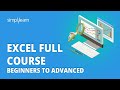 🔥 Excel Full Course For Beginners | Excel Basics Training Course 2026 | Simplilearn