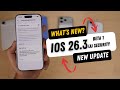 iOS 26.3 (a) Security Released | What's New?