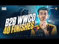 SOLO 15 FINISHES! ❤️‍🔥| B2B WWCD 40 FINISHES 💛| ADMINO GAMING |