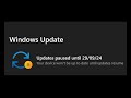 How to resume Windows 11 Updates