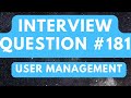Question 181 | Linux Interview Questions